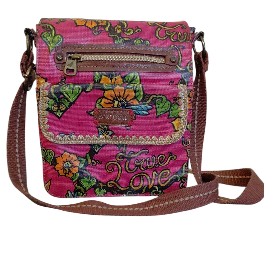 Sakroots Multicolor Floral Crossbody Bag